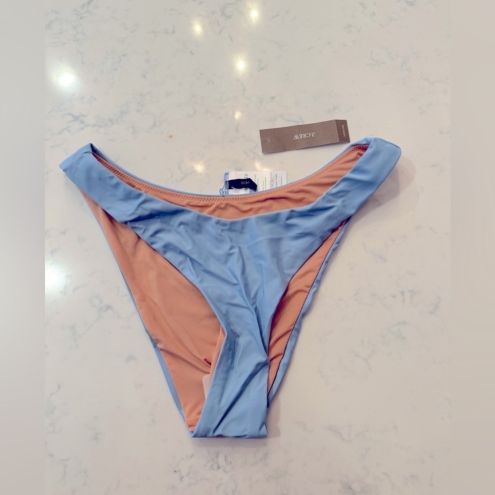 J. Crew Curved-waist cheeky bikini bottom
